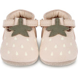 Nanoe Strawberry Nubuck T-Bar Shoes, Beige