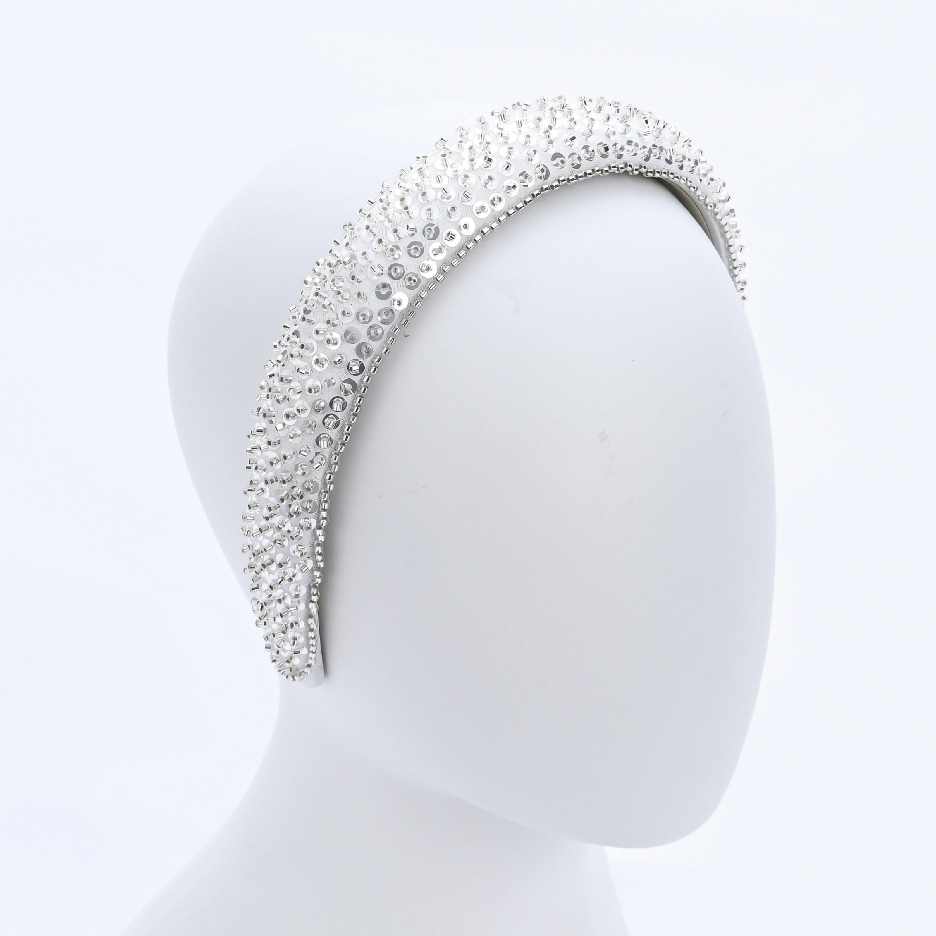 Sparkling Sequined Padded Headband