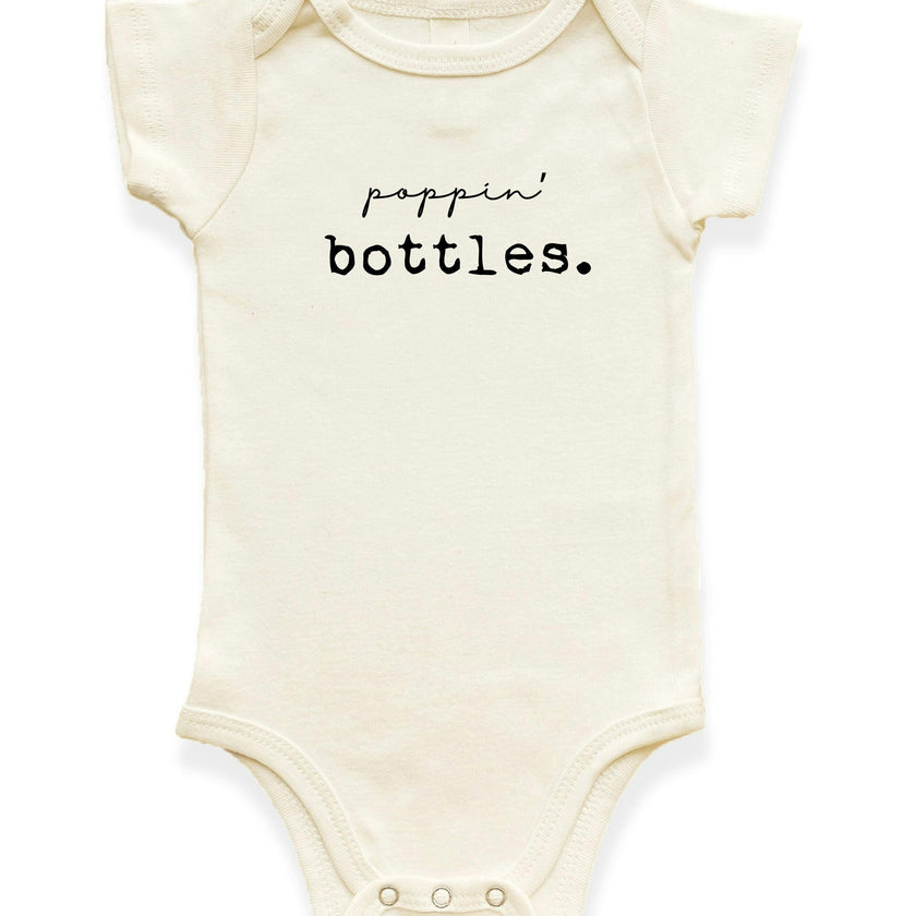 Poppin' Bottles Organic Cotton Baby Bodysuit