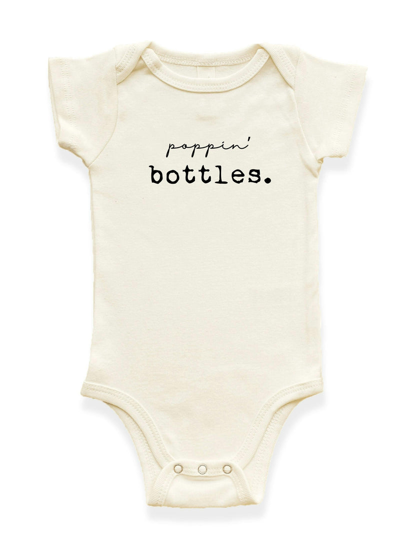 Poppin' Bottles Organic Cotton Baby Bodysuit
