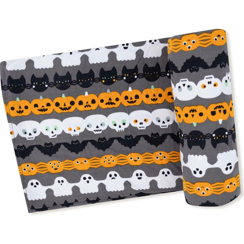 Halloween Paper Garland - Glow in the Dark - Swaddle Blanket