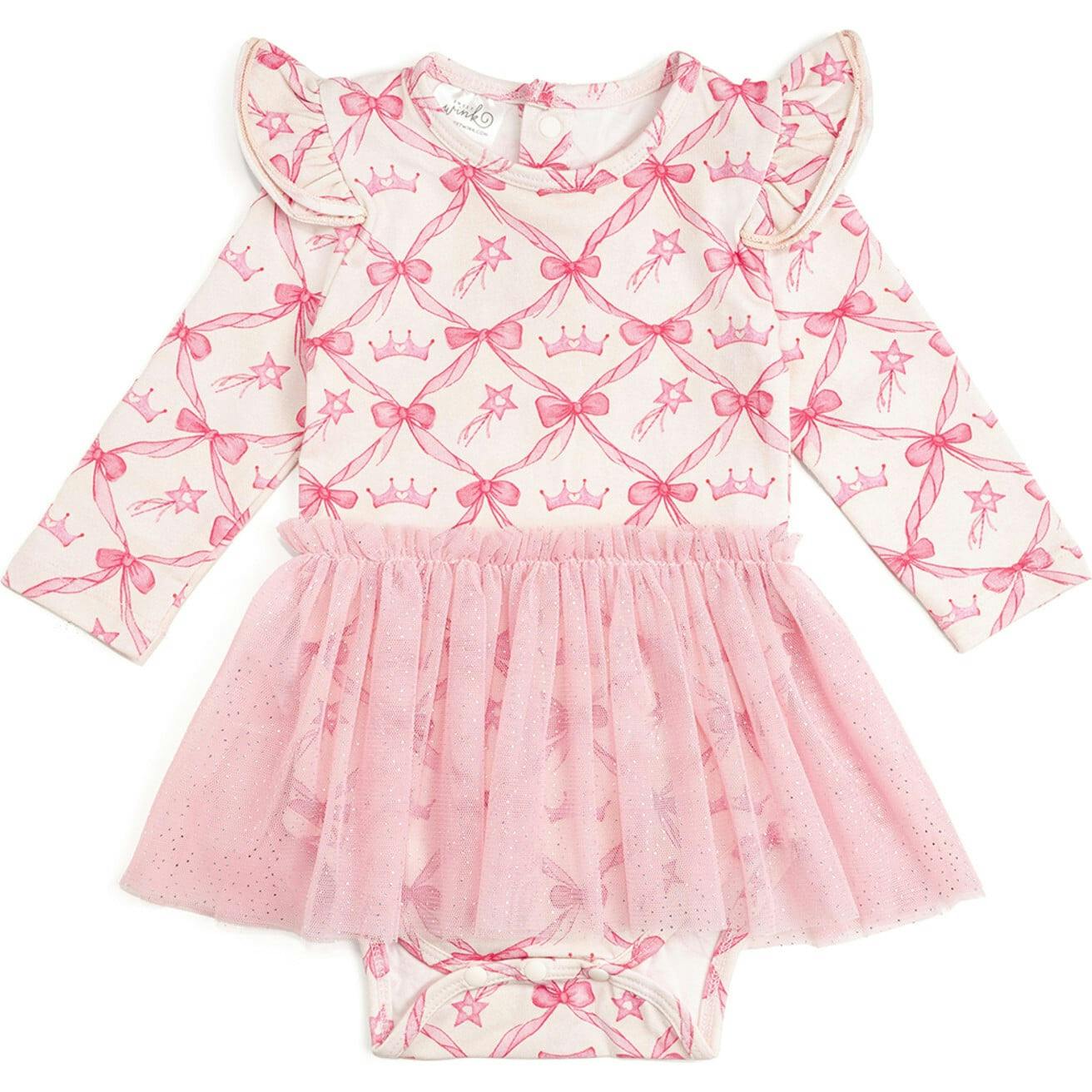 Princess Coquette Long Sleeve Tutu Bodysuit