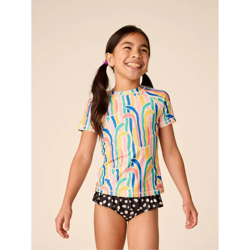Short Sleeve Rash Guard, Green