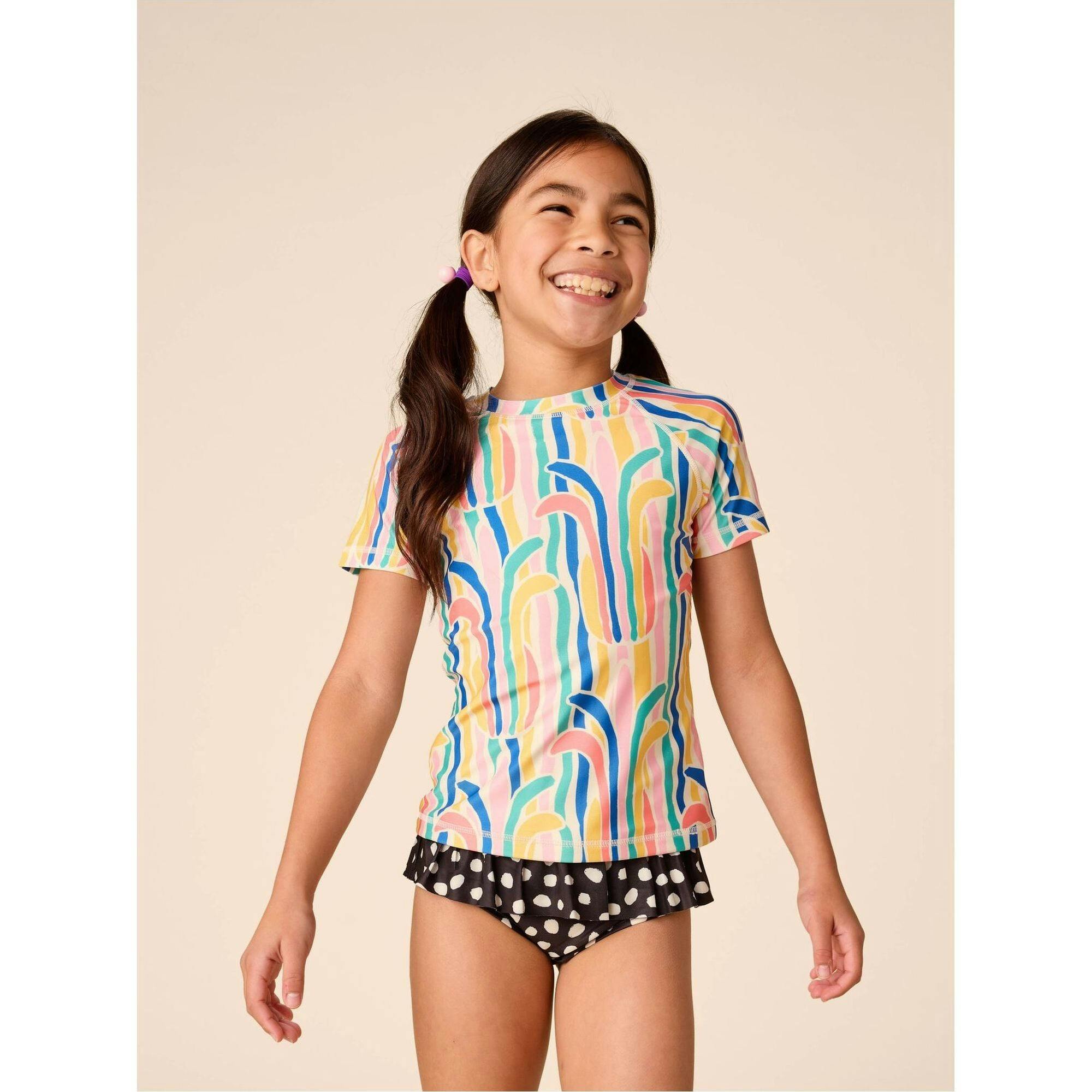 Short Sleeve Rash Guard, Green