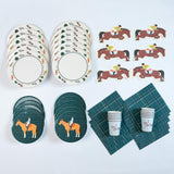 Horse Lover Party Pack (Plates, Cups, Napkins) serves 12