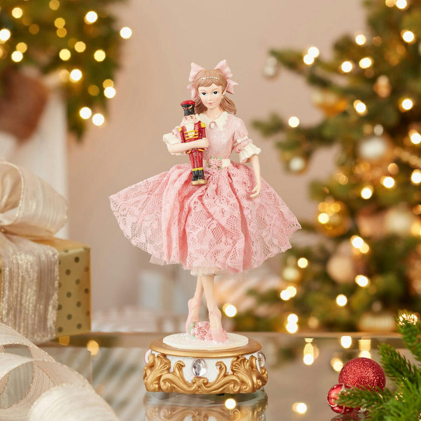Kurt Adler 11.25-Inch Clara Ballet Nutcracker Musical Deco