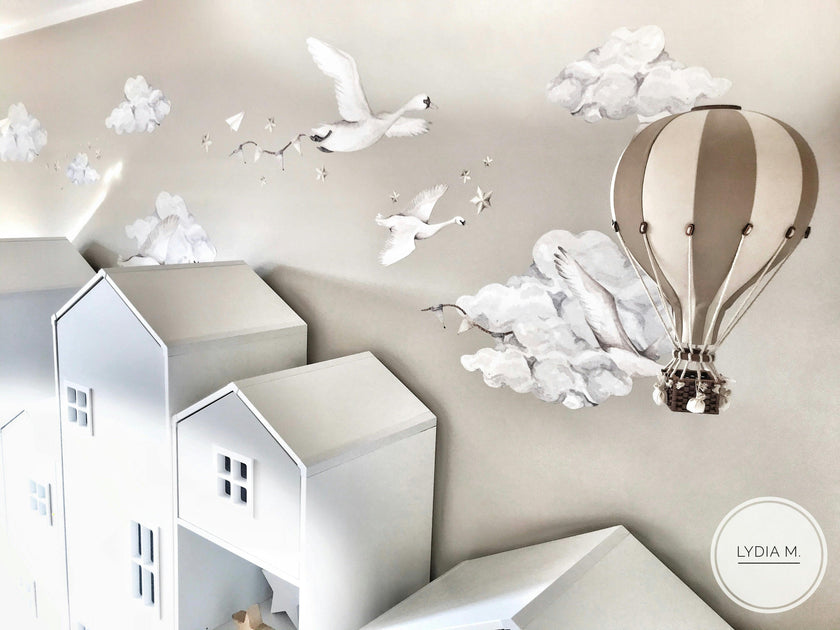 Swans Magic Is Everywhere Wall Decal Set