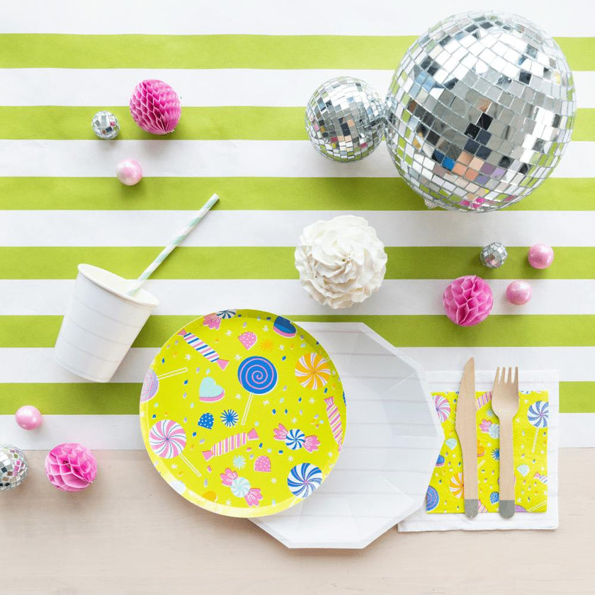 It's A Birthday Candy Print Petite Napkins