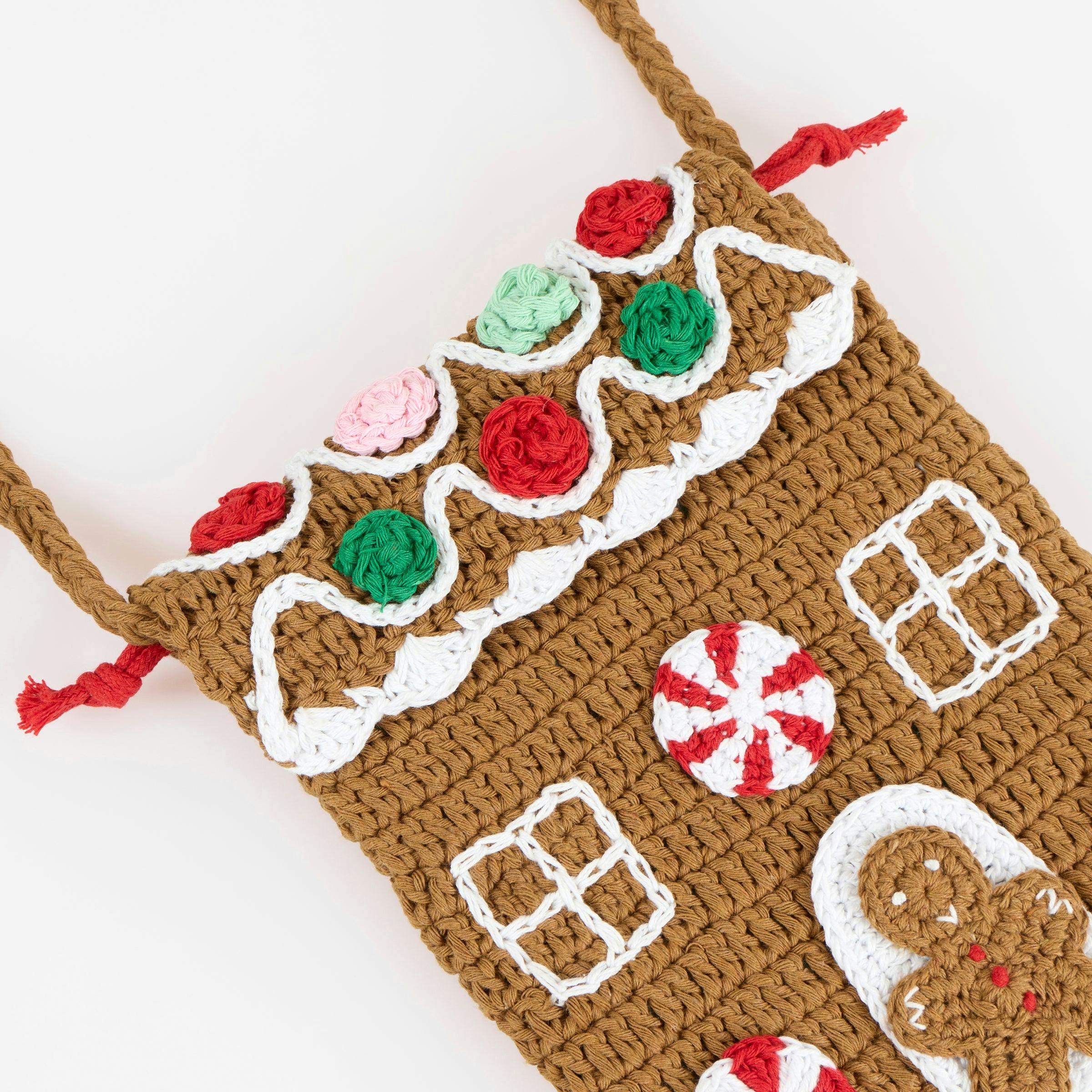 Crochet Gingerbread Bag