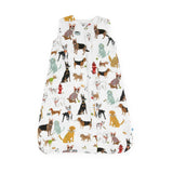 Cotton Muslin Sleep Bag - Woof