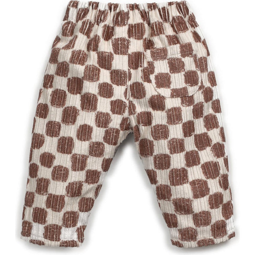 Checkered Corduroy Pants