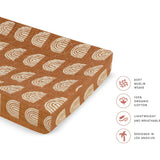 Organic Muslin Cotton Quilted Changing Pad Cover