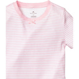 Kid's Pima Snug Fit Pajama Short Set in Blue Stripes