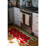 Irregular Tomato Runner Rug by Johann Banta