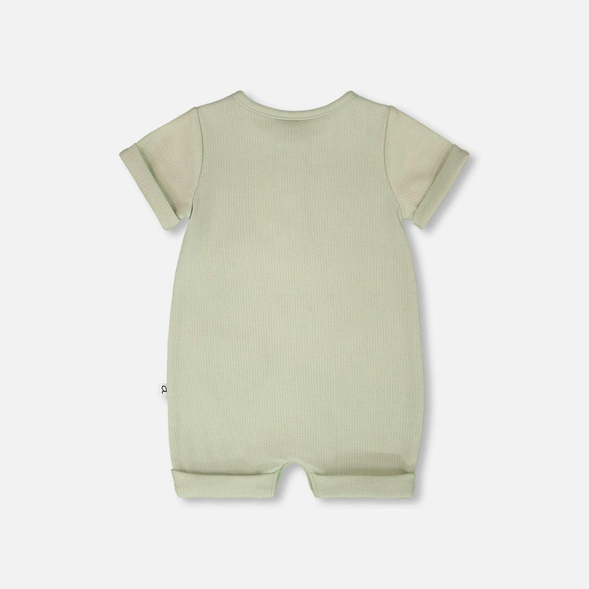 Cotton Rib Romper