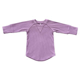 Girls Ribbed Top in Dusky Orchid