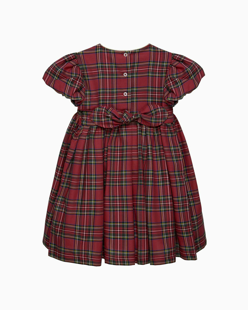 Baby Isla Tartan Smocked Party Dress