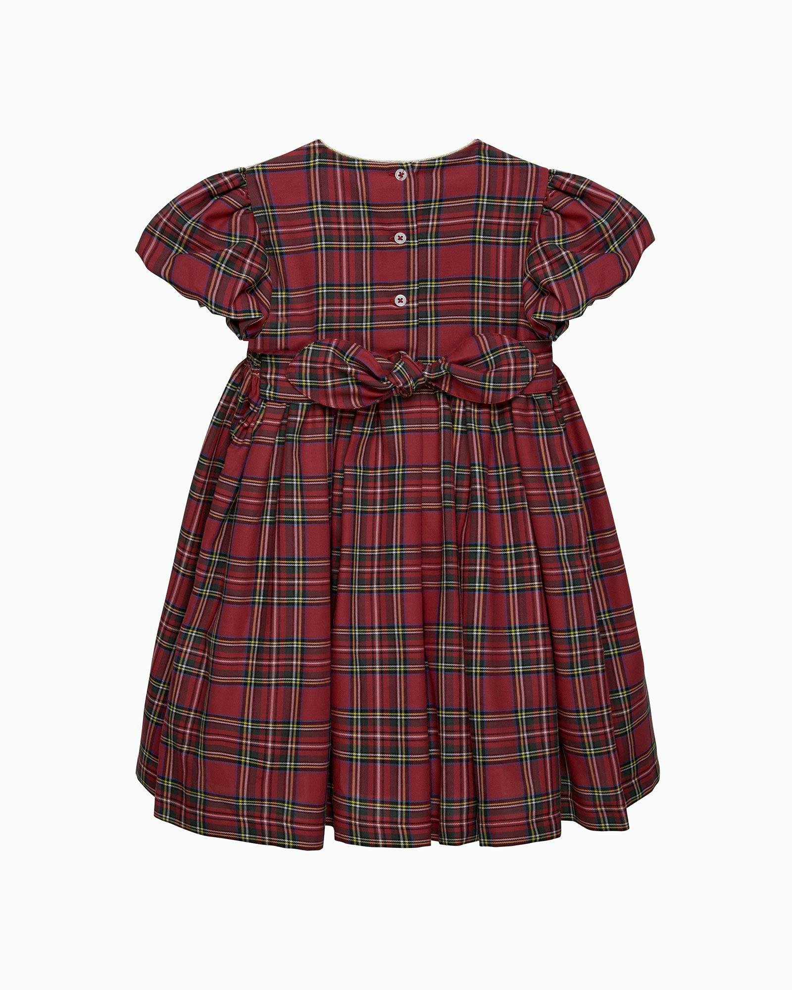 Baby Isla Tartan Smocked Party Dress