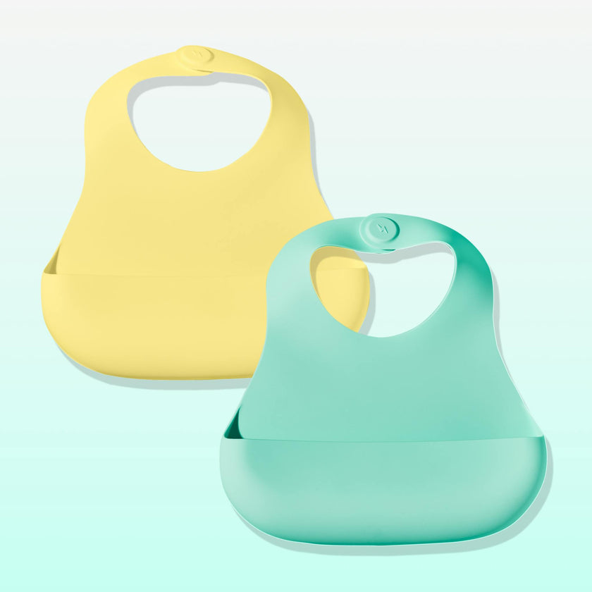 Magnetic Silicone Bib 2-Pack