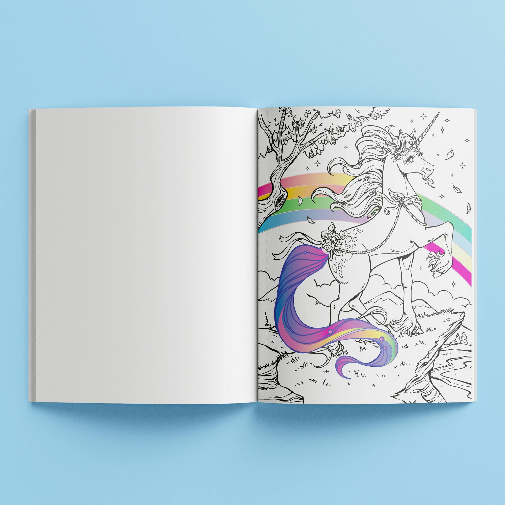Kaleidoscope: Pop Velvet Coloring - Magical Unicorns