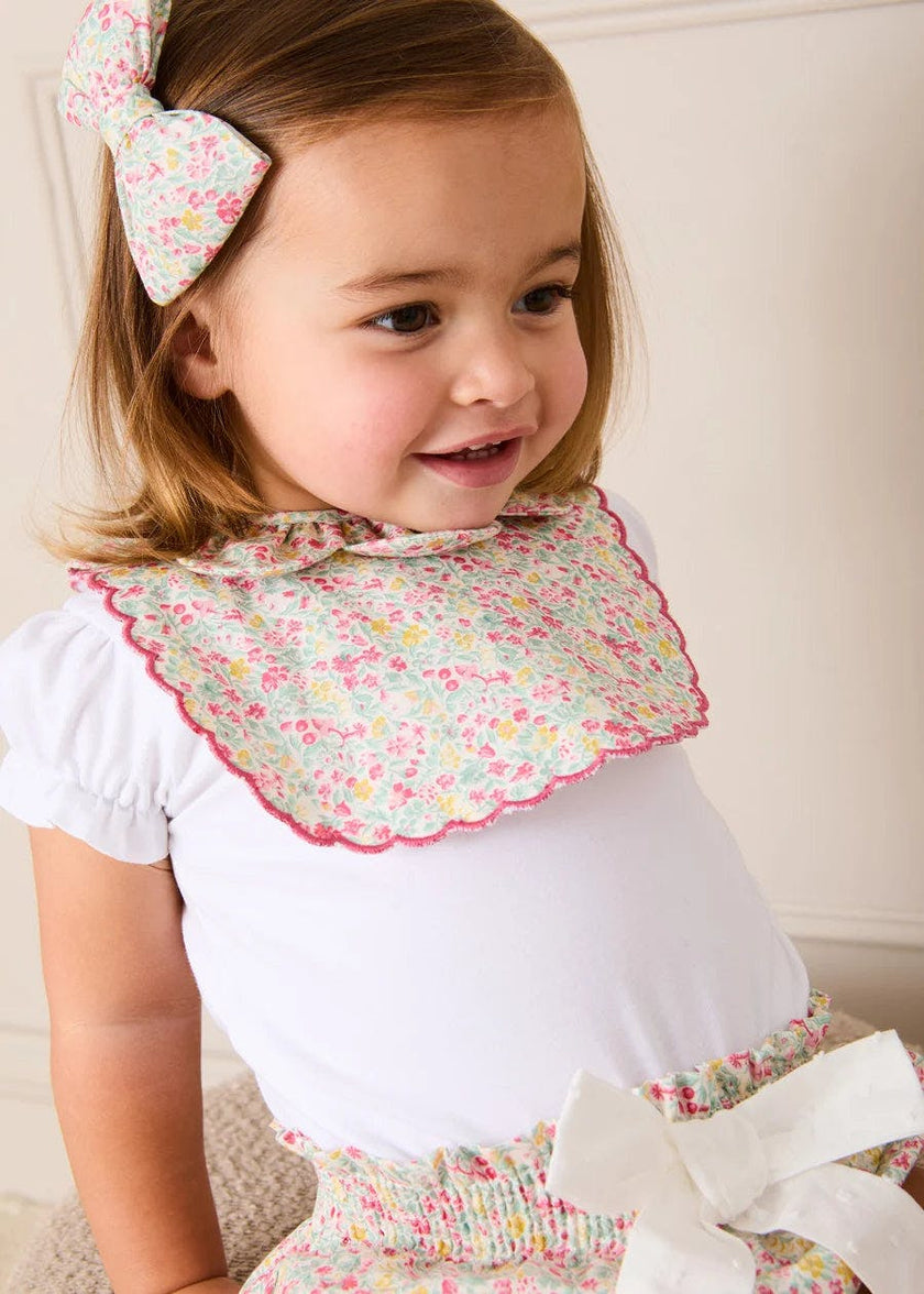 Adelaide Floral Medium Bow Hair Clip