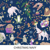 Liberty of London Christmas children's personalised classic pyjamas - pink