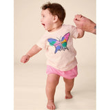 Bubble Pocket Baby Shorts, Pink