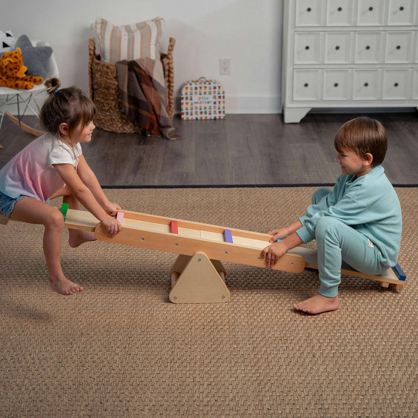 Avenlur Willow | Rainbow Seesaw and Balance Beam