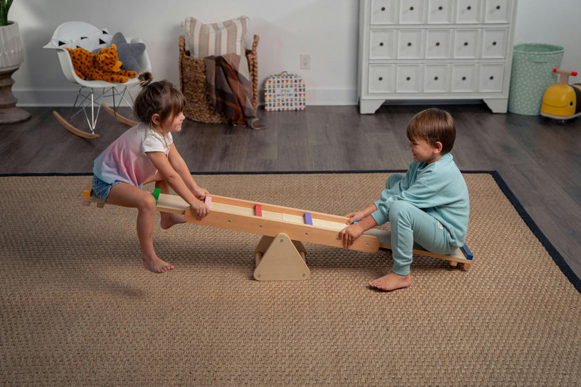 Avenlur Willow | Rainbow Seesaw and Balance Beam