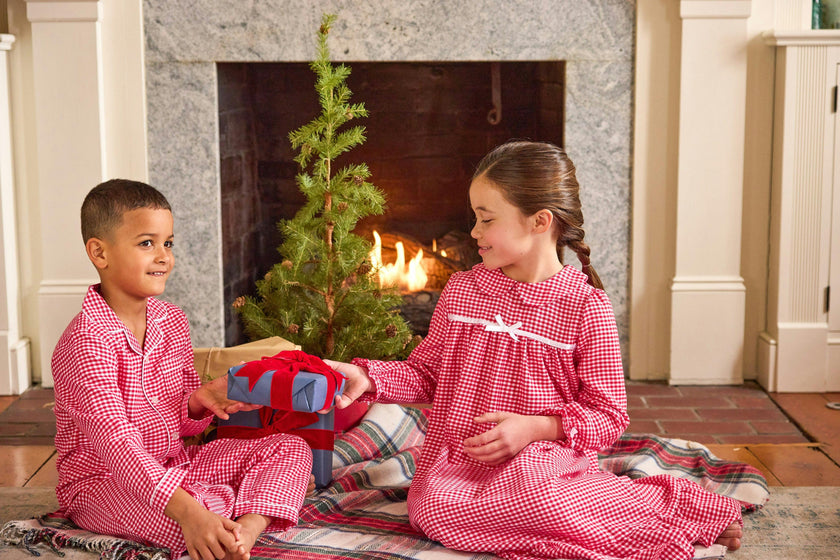 Classic Pajama Set - Red Gingham