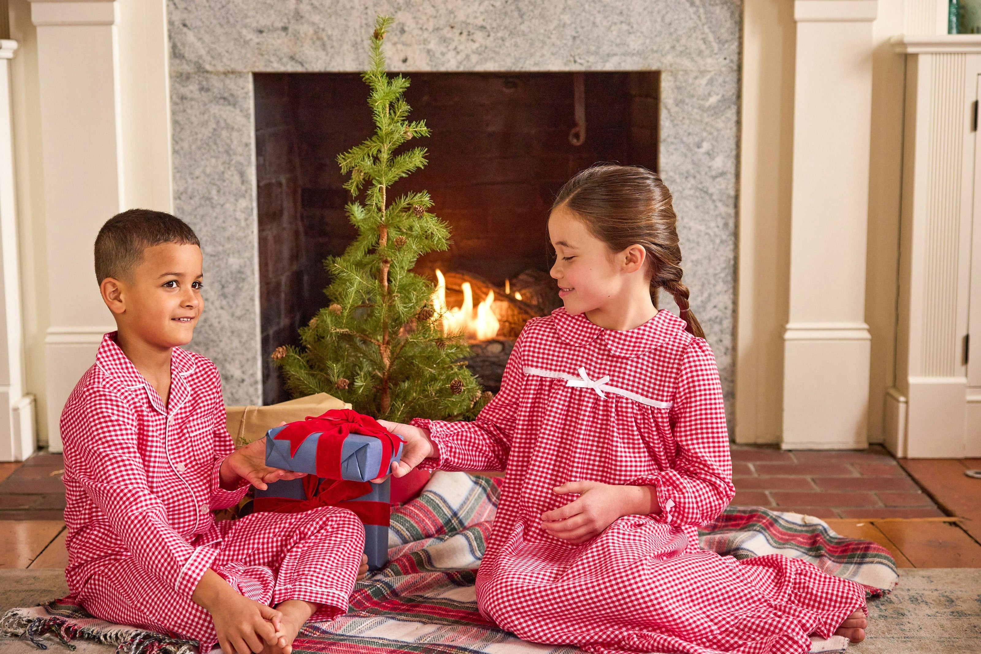 Classic Pajama Set - Red Gingham