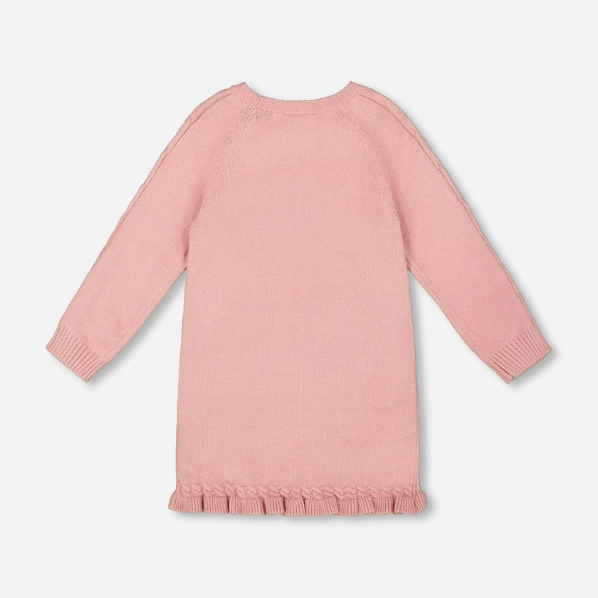 Knitted Dress with Intarsia