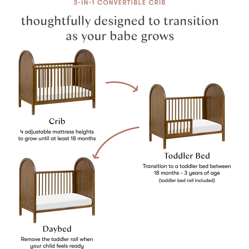 Bondi 3-In-1 Convertible Crib