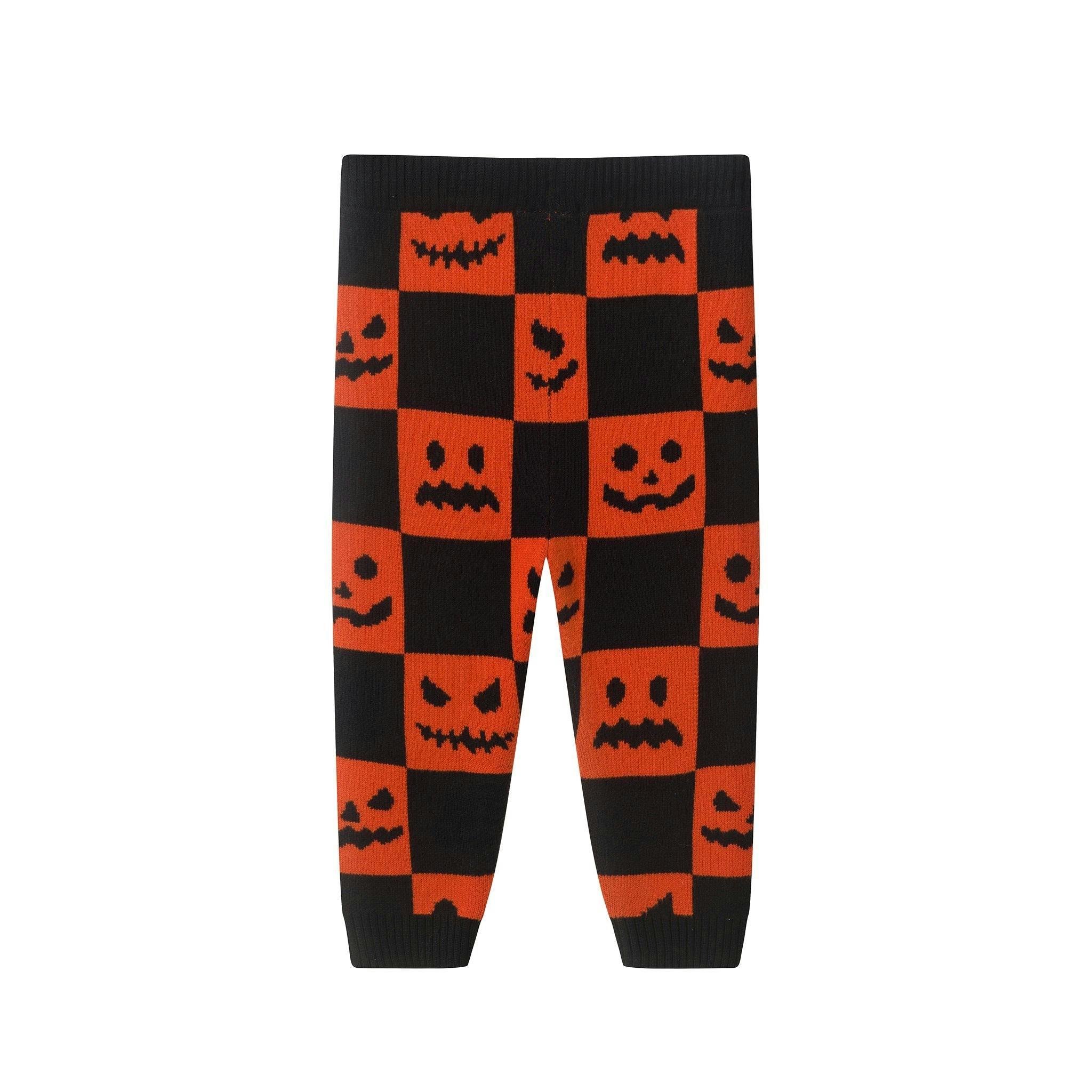 Infant Sweater Knit Set | Jack-O'-Lantern