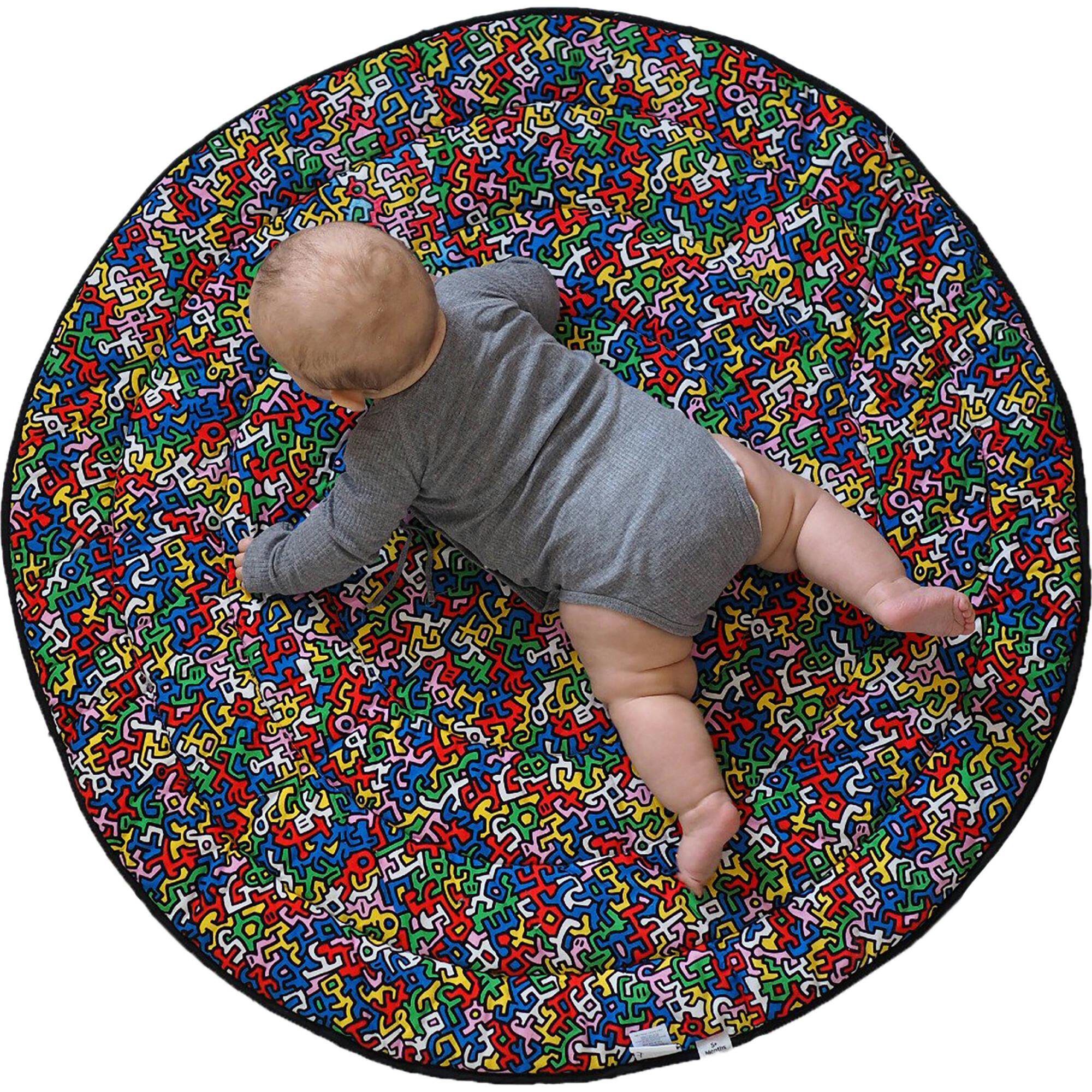 Etta Loves X Keith Haring Reversible Round Playmat