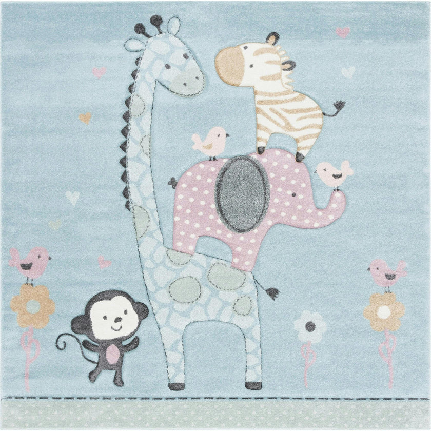 Carousel Kids 120 Large Square Rug