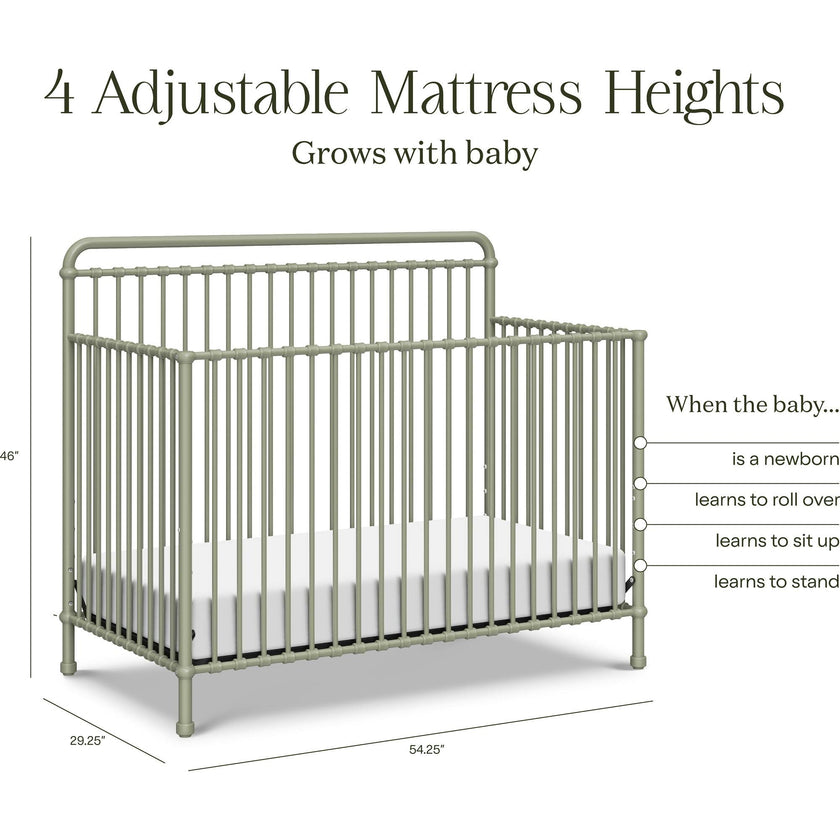 Winston 4-in-1 Convertible Crib in Heirloom Sage