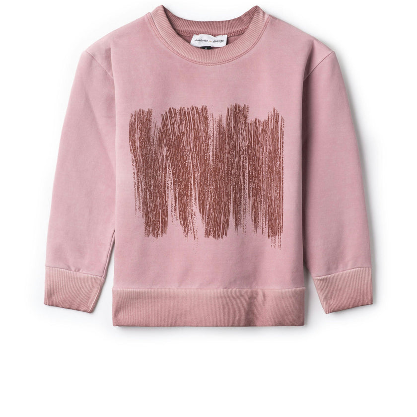 Painted Print Sweatshirt