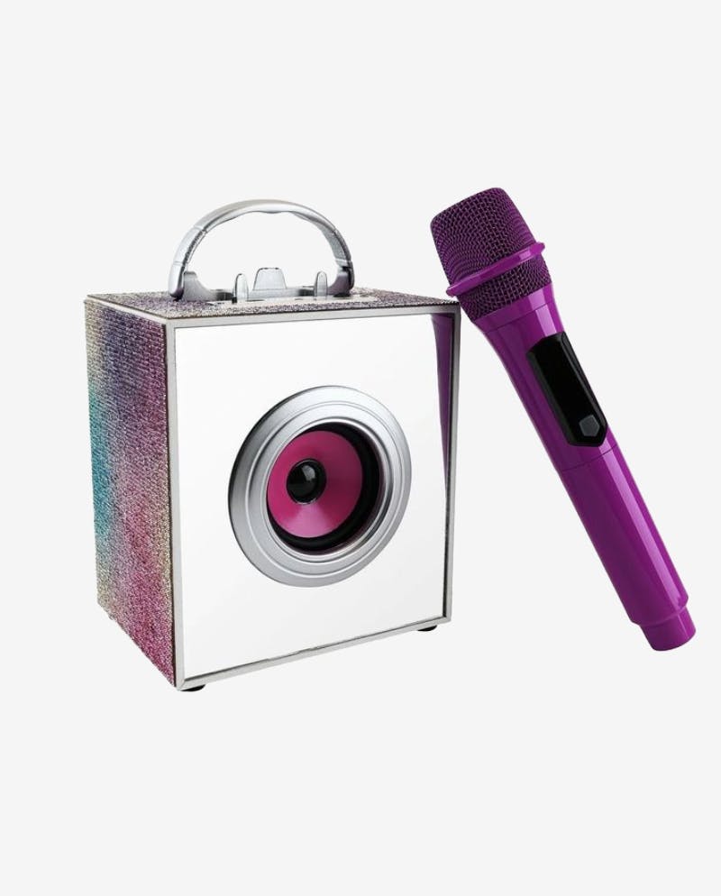 Pop Star Karaoke Infinity Light Speaker & Microphone