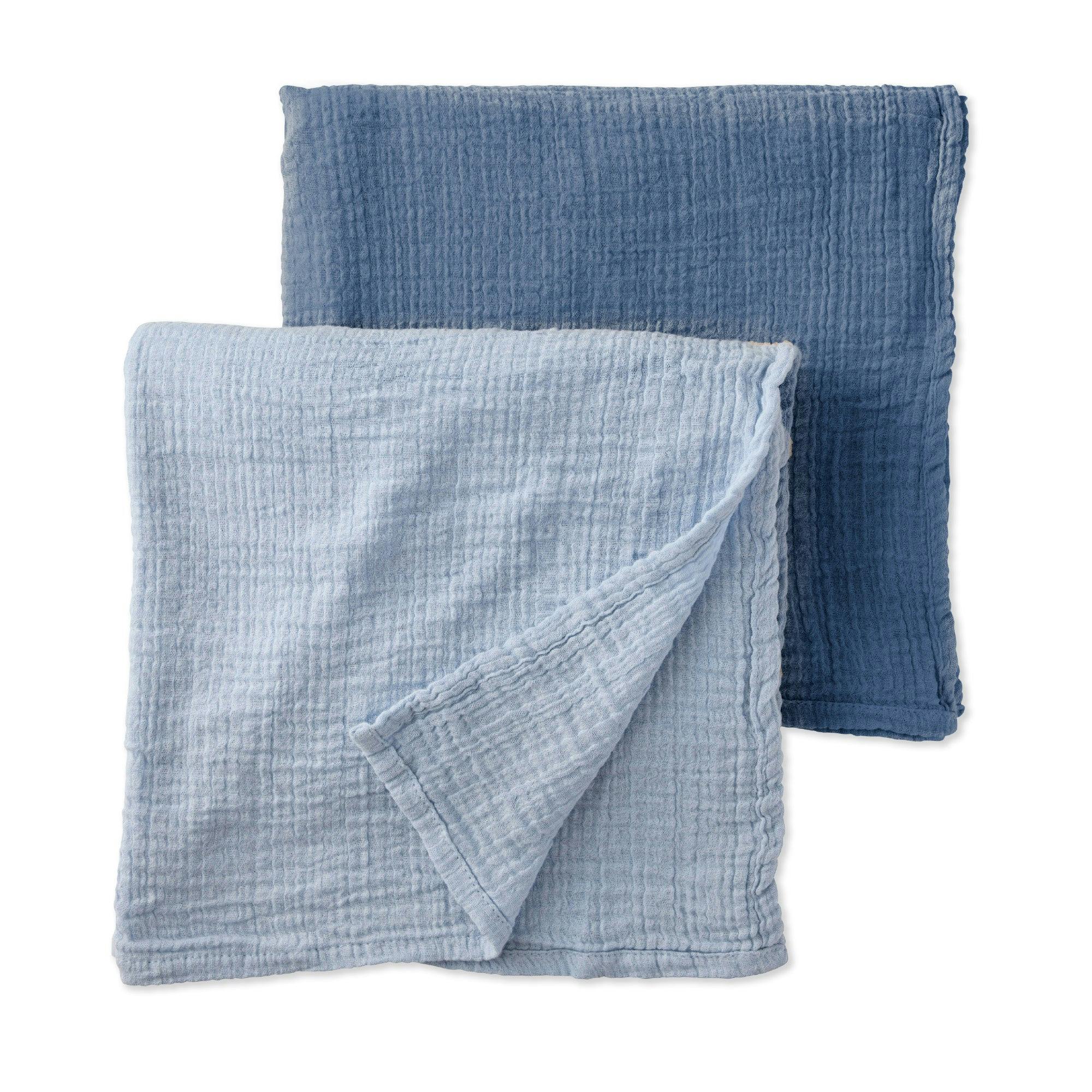 SWOON 2-Pack Crinkle Muslin Baby Swaddle Blanket