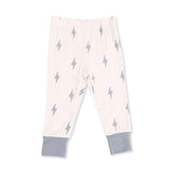 Mini Lightning Bolt - Short Sleeve Loungewear Set