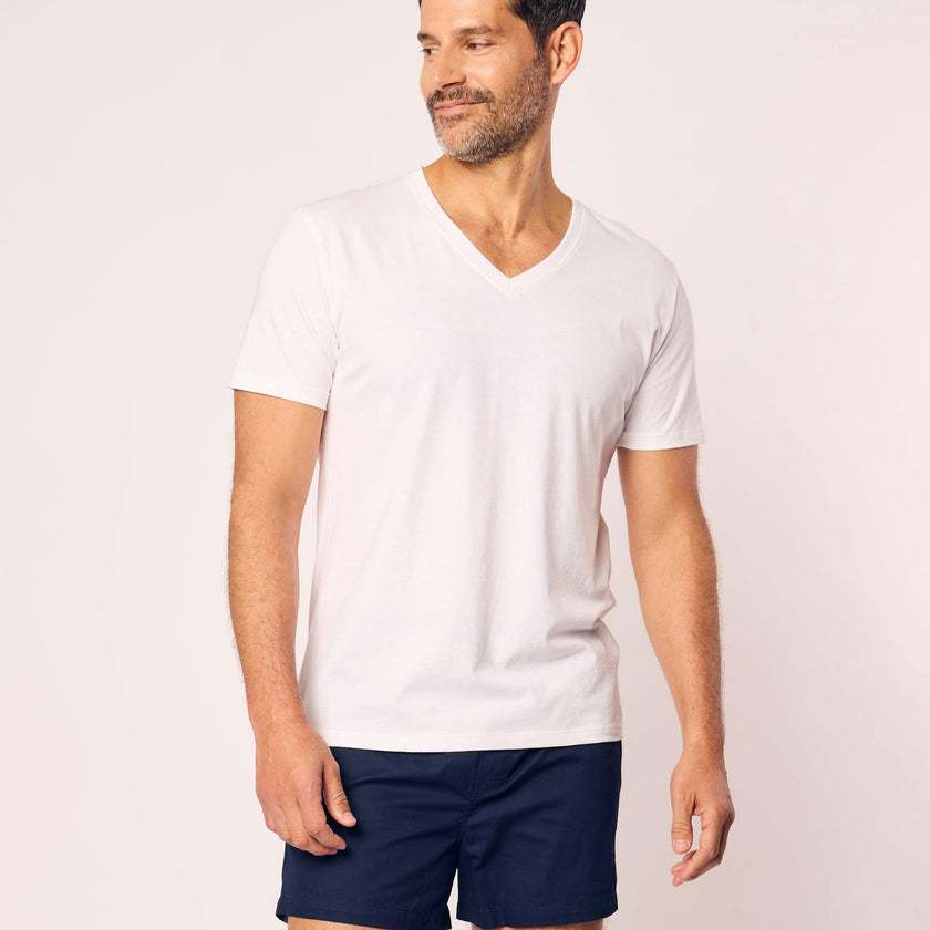 Men's Twill 3 Pack Boxers in Navy