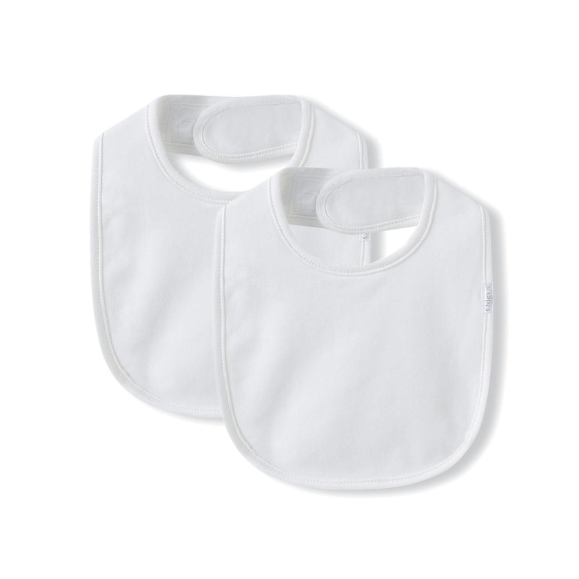 Magnetic Bib 2-Pack - White
