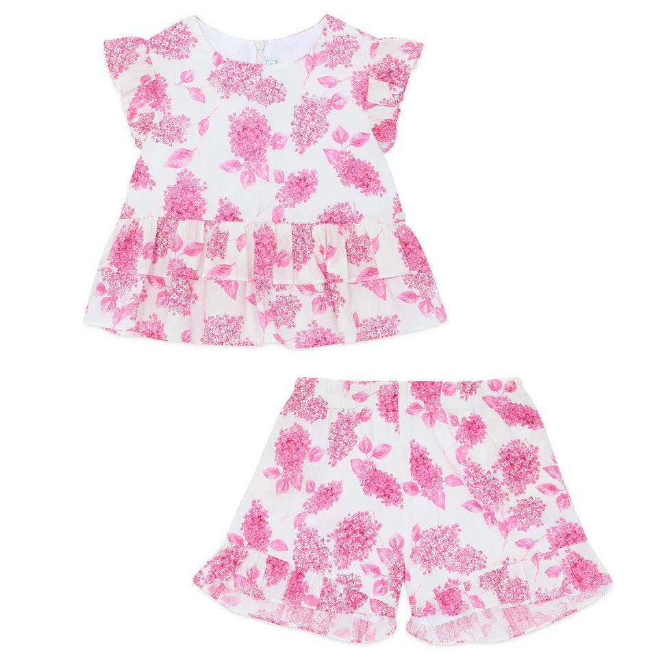 TARTINE ET CHOCOLAT Bright Floral Shorts Set