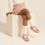 Suede T-Bar Mary Jane | Rose