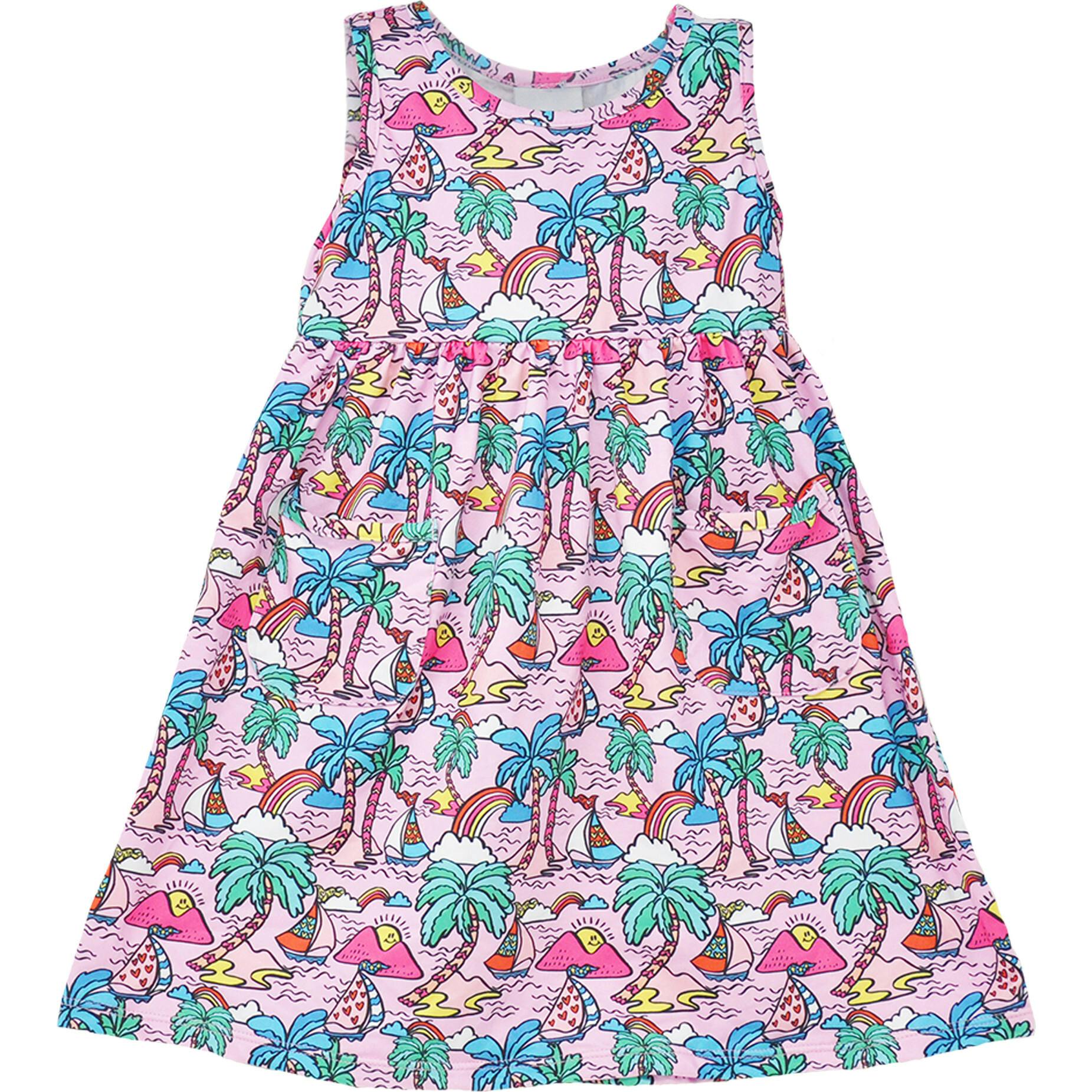 UPF 50+ Dahlia Sleeveless Dress w/ Pockets