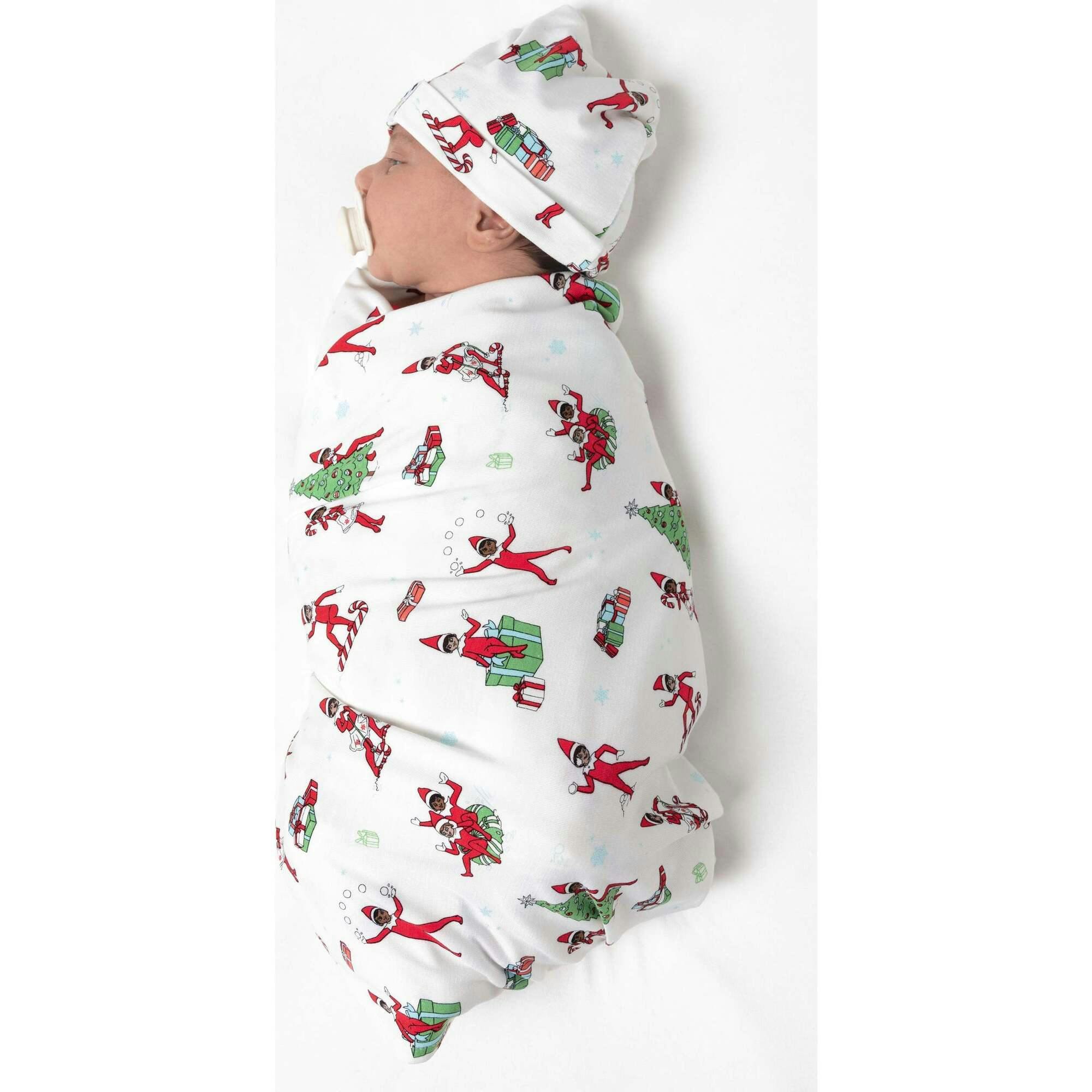 The Elf On The Shelf Bamboo Swaddle & Beanie Set