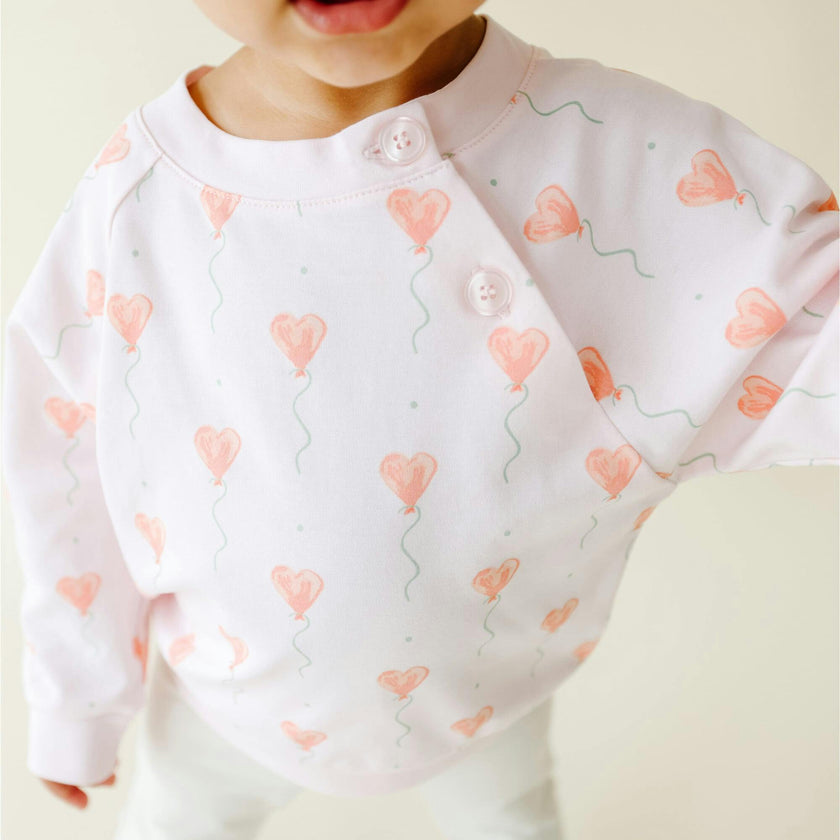 Pink Heart Balloon Legging Set