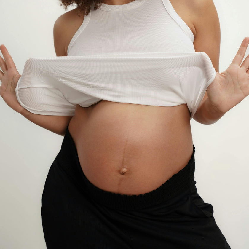 Women's The Ribbed Ruched Maternity Tank