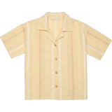 Bowling Shirt in Pineapple Stripe